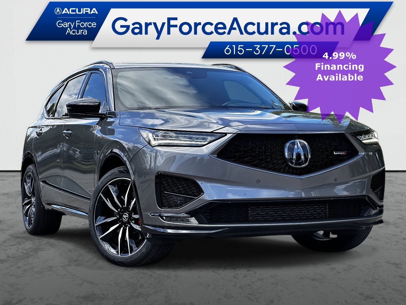 Used 2023 Liquid Carbon Metallic Acura Type S AWD with Performance Wheel & Tire image 28