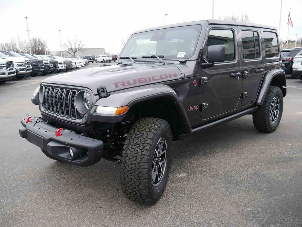 New 2026 Granite Crystal Metallic Clearcoat Jeep Rubicon image 3