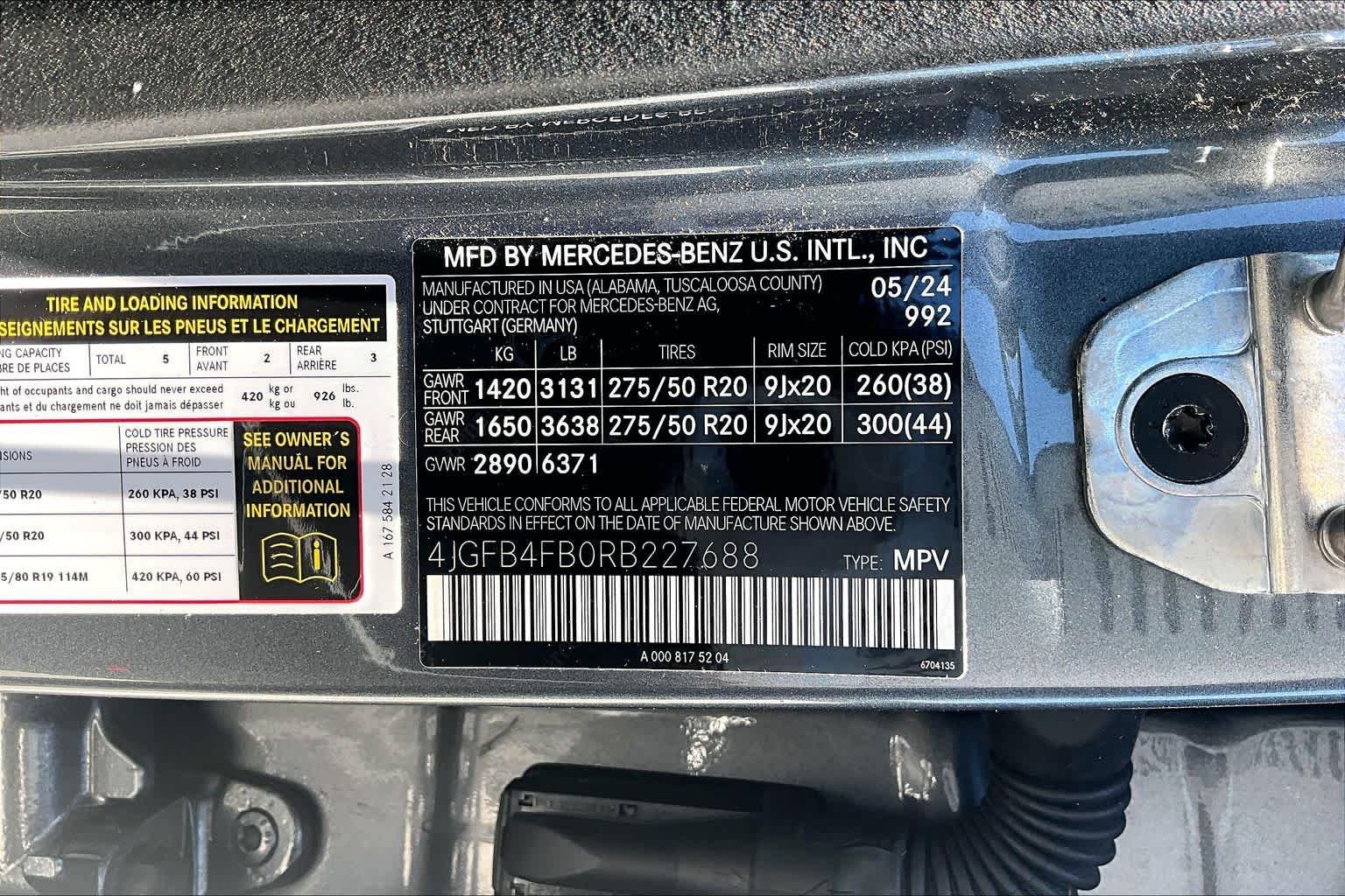 Certified Used 2024 Selenite Grey Metallic Mercedes-Benz GLE 350 image 36