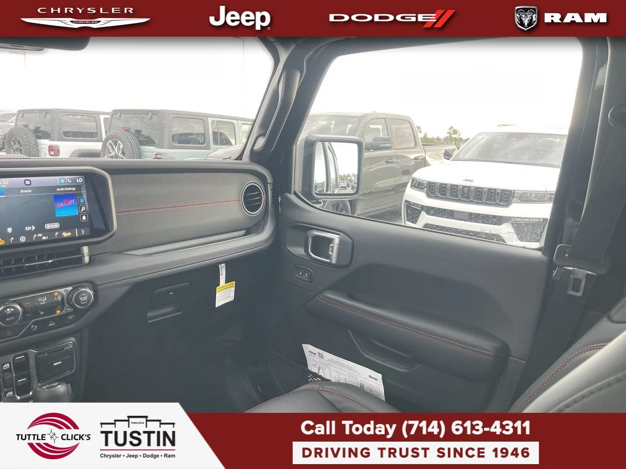 New 2027 Black Clear-Coat Paint Jeep Rubicon X image 3