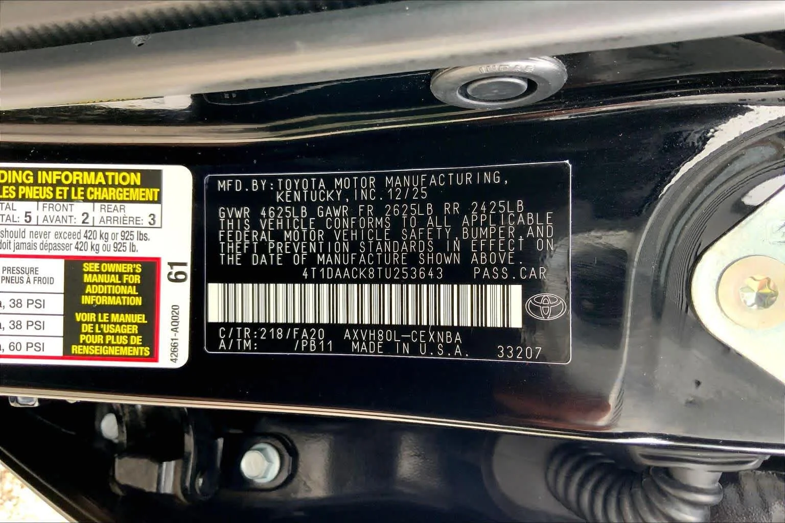 Certified Used 2026 Midnight Black Metallic Toyota LE image 36