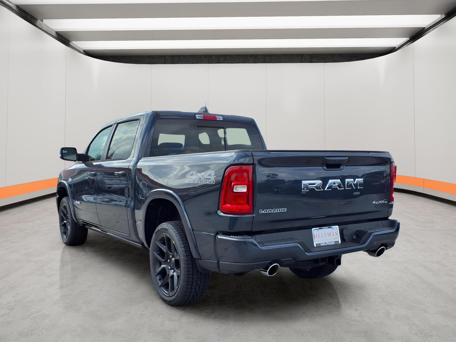 New 2026 Forged Blue Metallic Exterior Paint RAM Laramie image 4