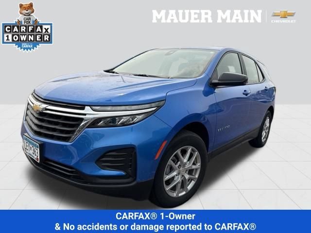 Certified Used 2024 Riptide Blue Metallic Chevrolet LS image 1