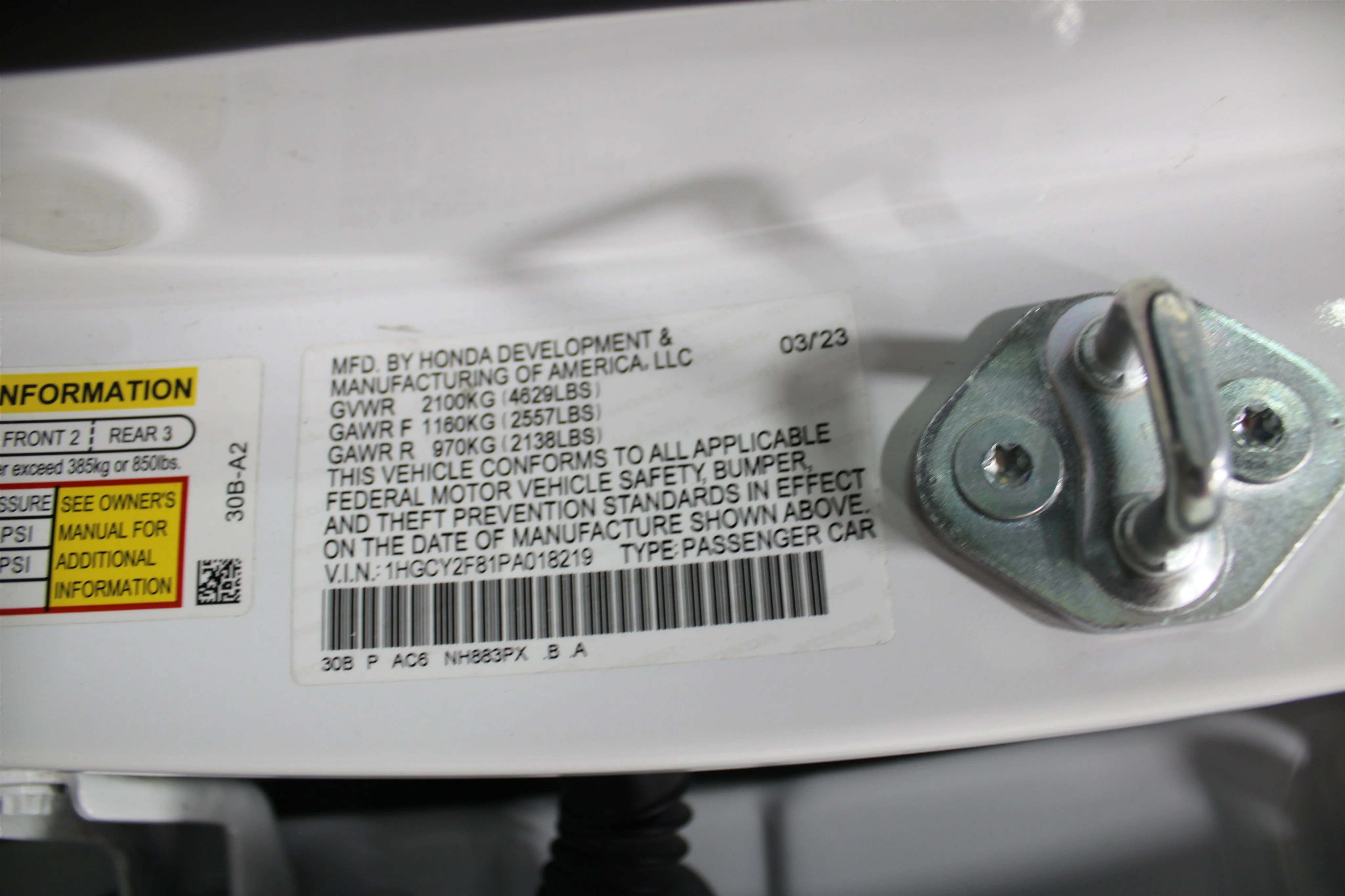 Used 2023 WHTIE Honda Touring image 35