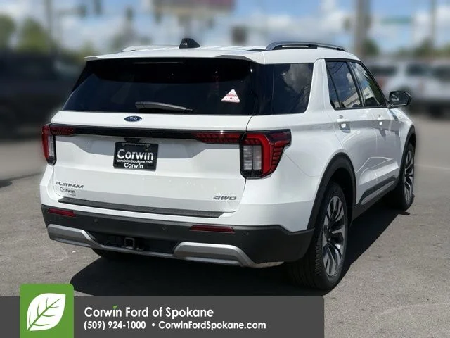 New 2026 Star White Metallic Tri-Coat Ford Platinum image 13