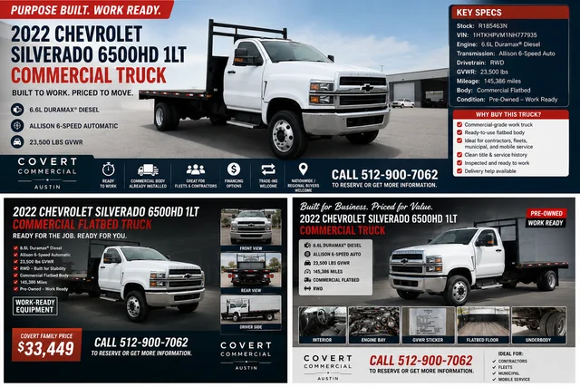 2022 Chevrolet Silverado 6500 HD Work Truck