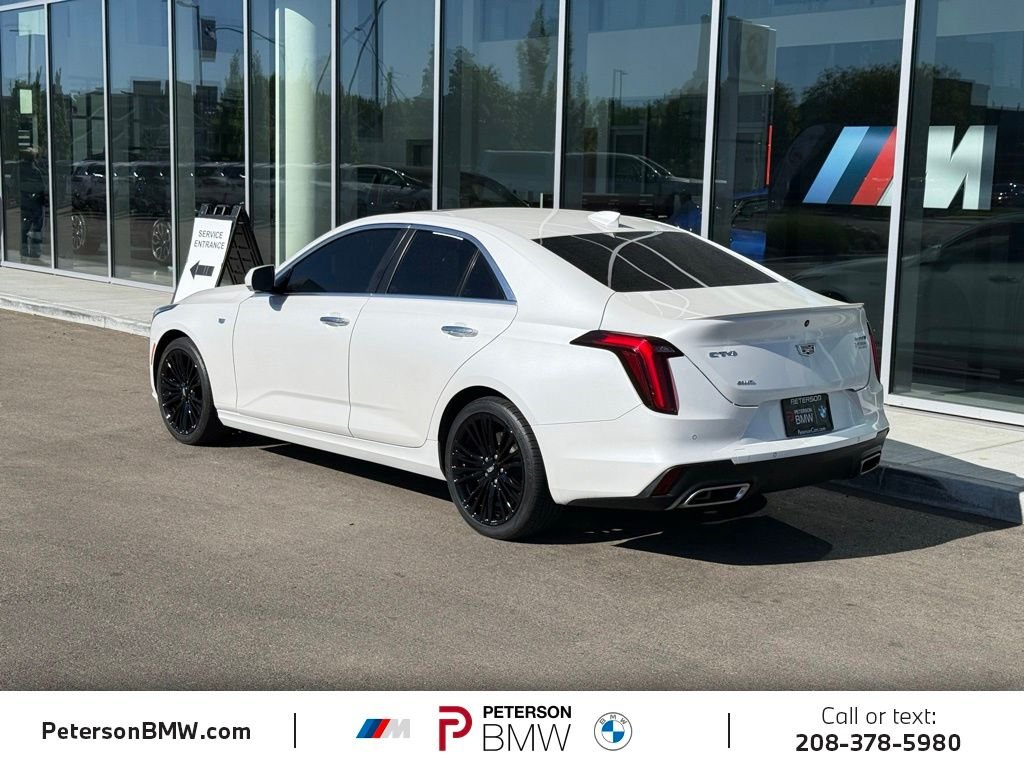 Used 2021 White Cadillac Premium Luxury image 3