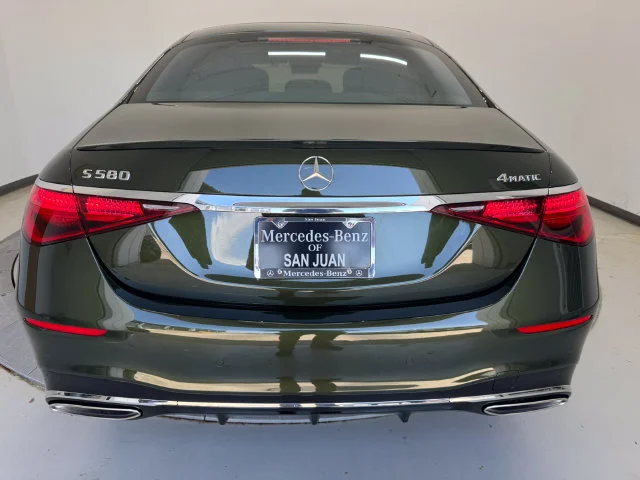 Certified Used 2026 MANUFAKTUR Olive Metallic Mercedes-Benz S 580 image 12