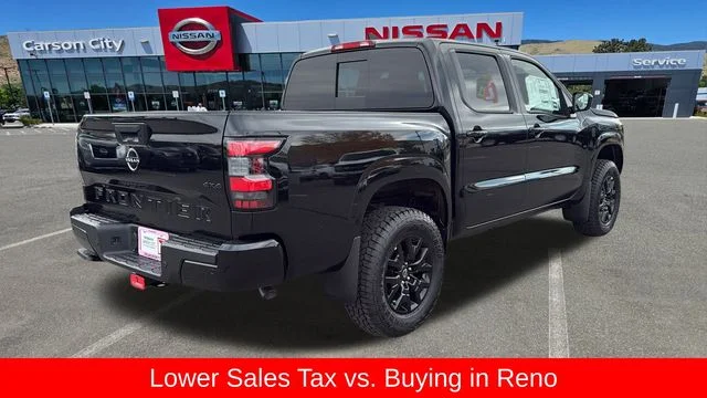 New 2026 Super Black Nissan Crew Cab SV image 3