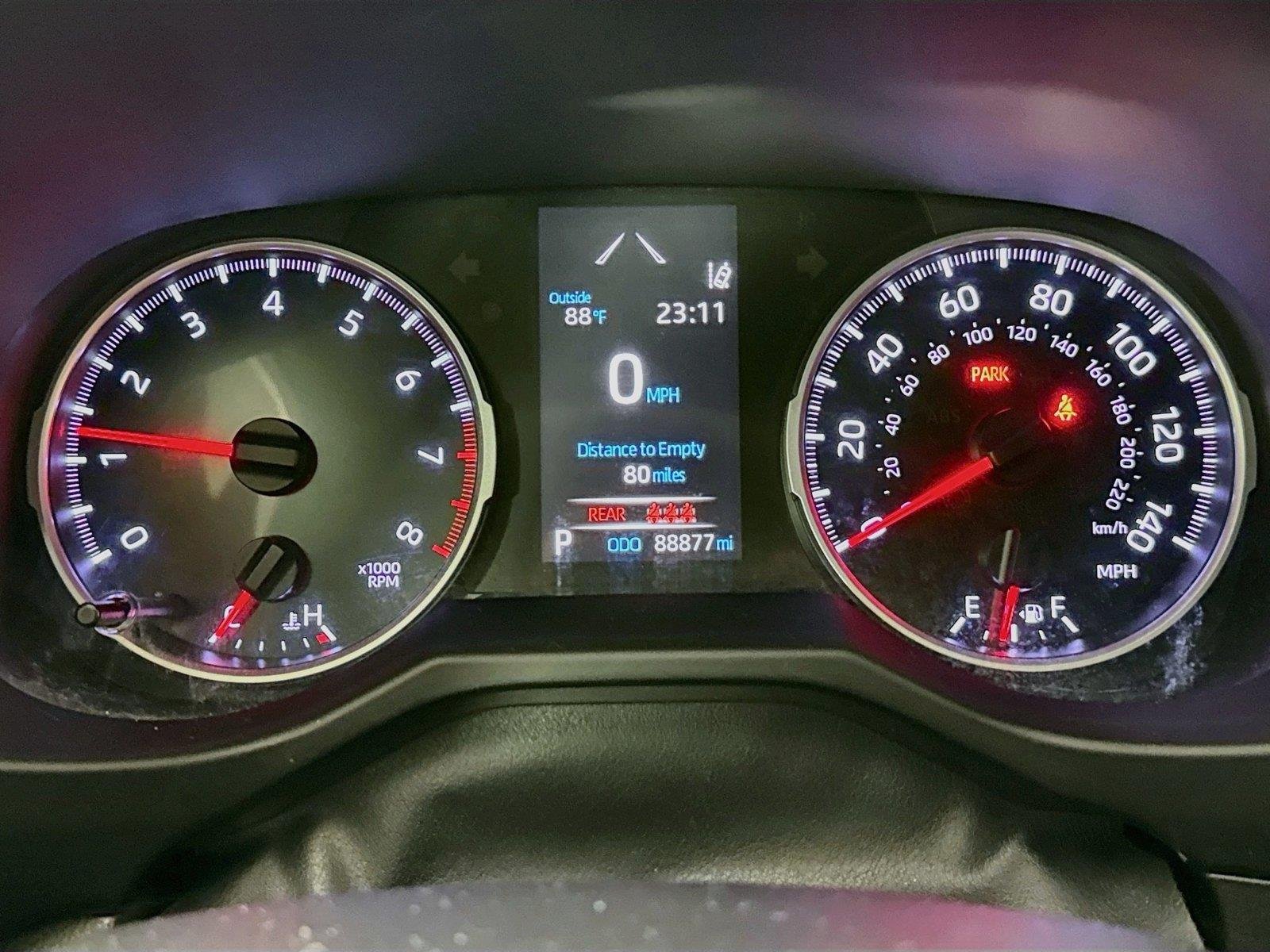 Used 2021 Ruby Flare Pearl Toyota LE image 18