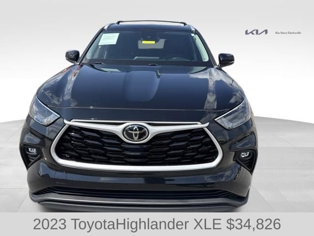 Used 2023 Midnight Black Metallic Toyota XLE image 3