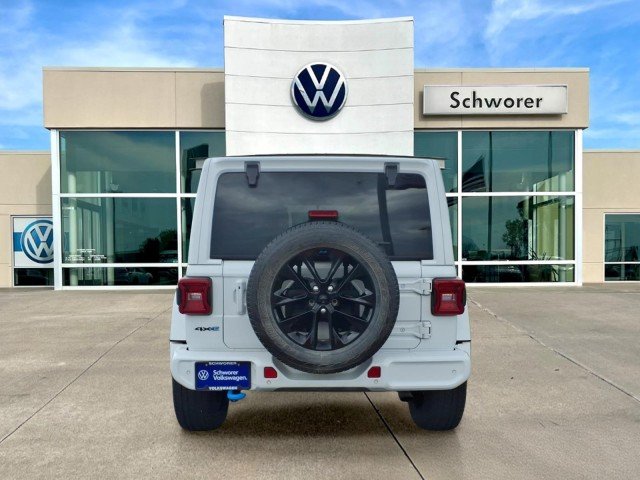 Used 2021 Bright White Clearcoat Jeep Unlimited Sahara High Altitude image 7