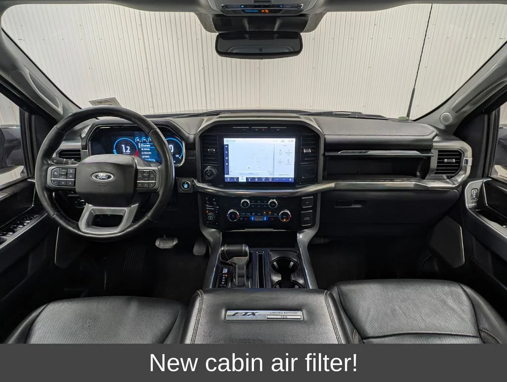 Used 2022 Antimatter Blue Metallic Ford Lariat image 3