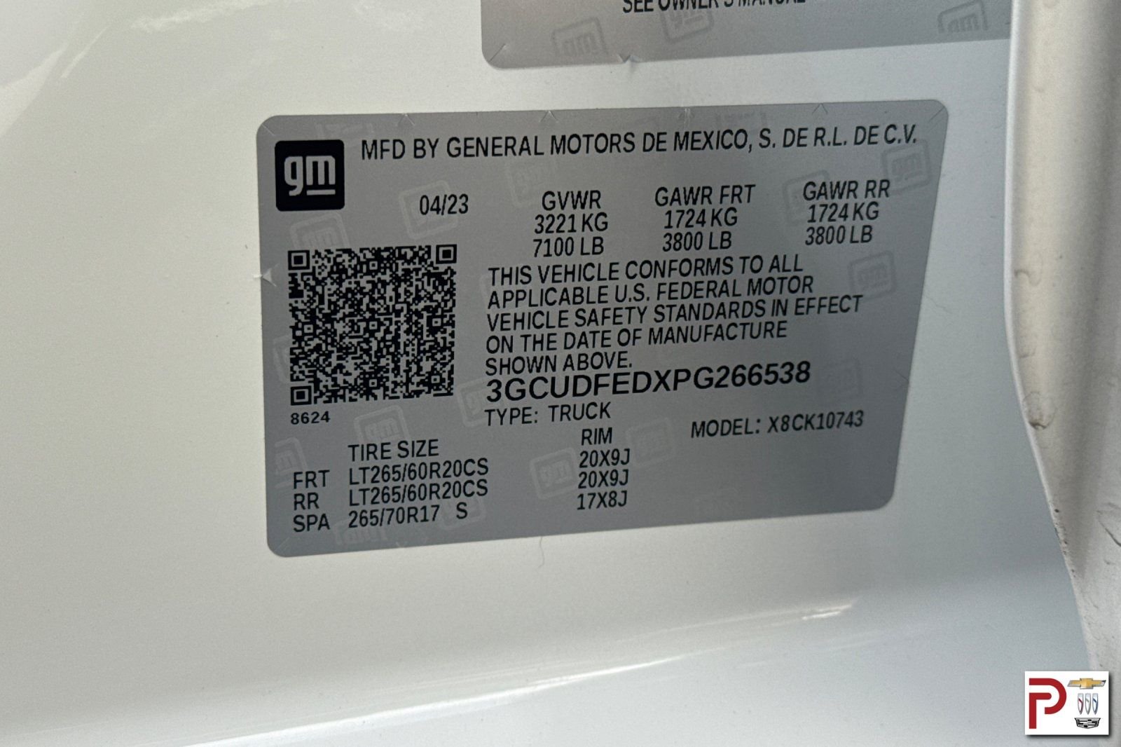 Used 2023 White Chevrolet LT Trail Boss image 34