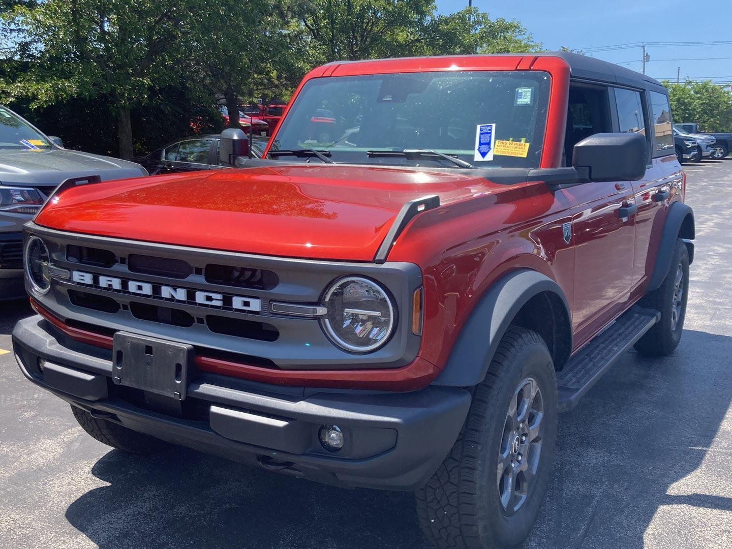 Used 2023 Hot Pepper Red Tinted Clearcoat Ford Big Bend image 3