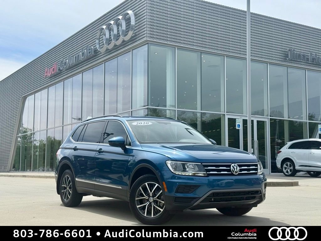 Used 2020 Blue Volkswagen 2.0T SE image 1