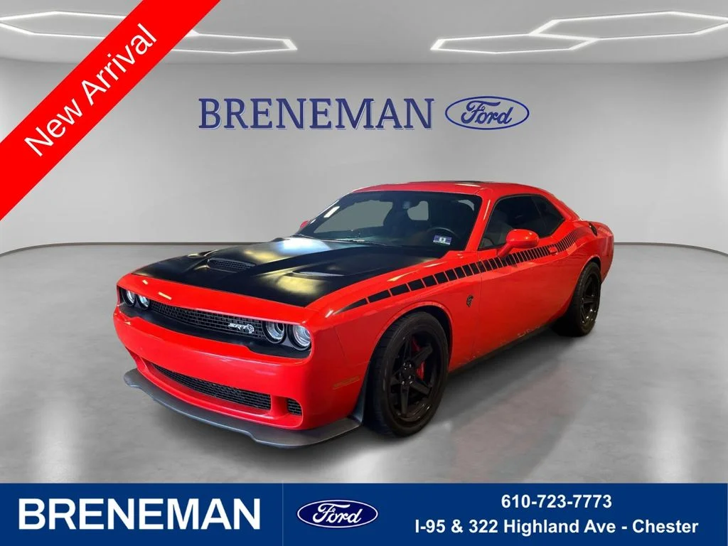 Used 2017 Orange Dodge SRT Hellcat image 1