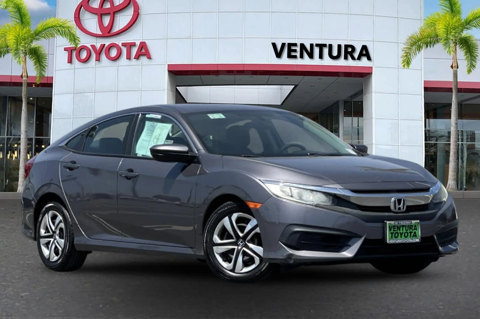 Used 2018 Honda Civic LX with VIN 2HGFC2F52JH571777 for sale in Ventura, CA