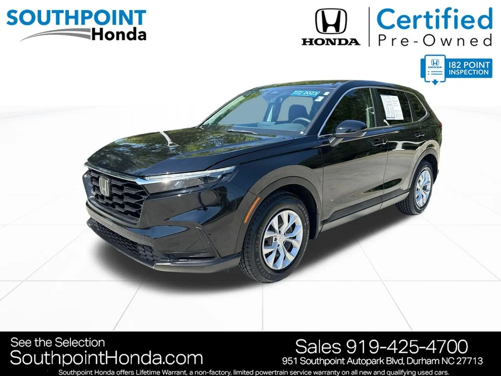 Certified Used 2023 Crystal Black Pearl Honda 1.5T AWD LX image 3