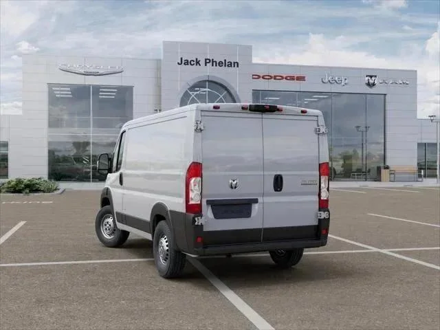 New 2026 Bright White Clear-Coat Exterior Paint RAM 1500 Low Roof Cargo Van 118 WB image 107