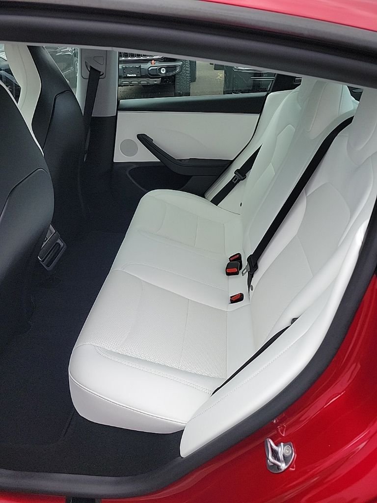 Used 2025 Red Tesla Performance image 10