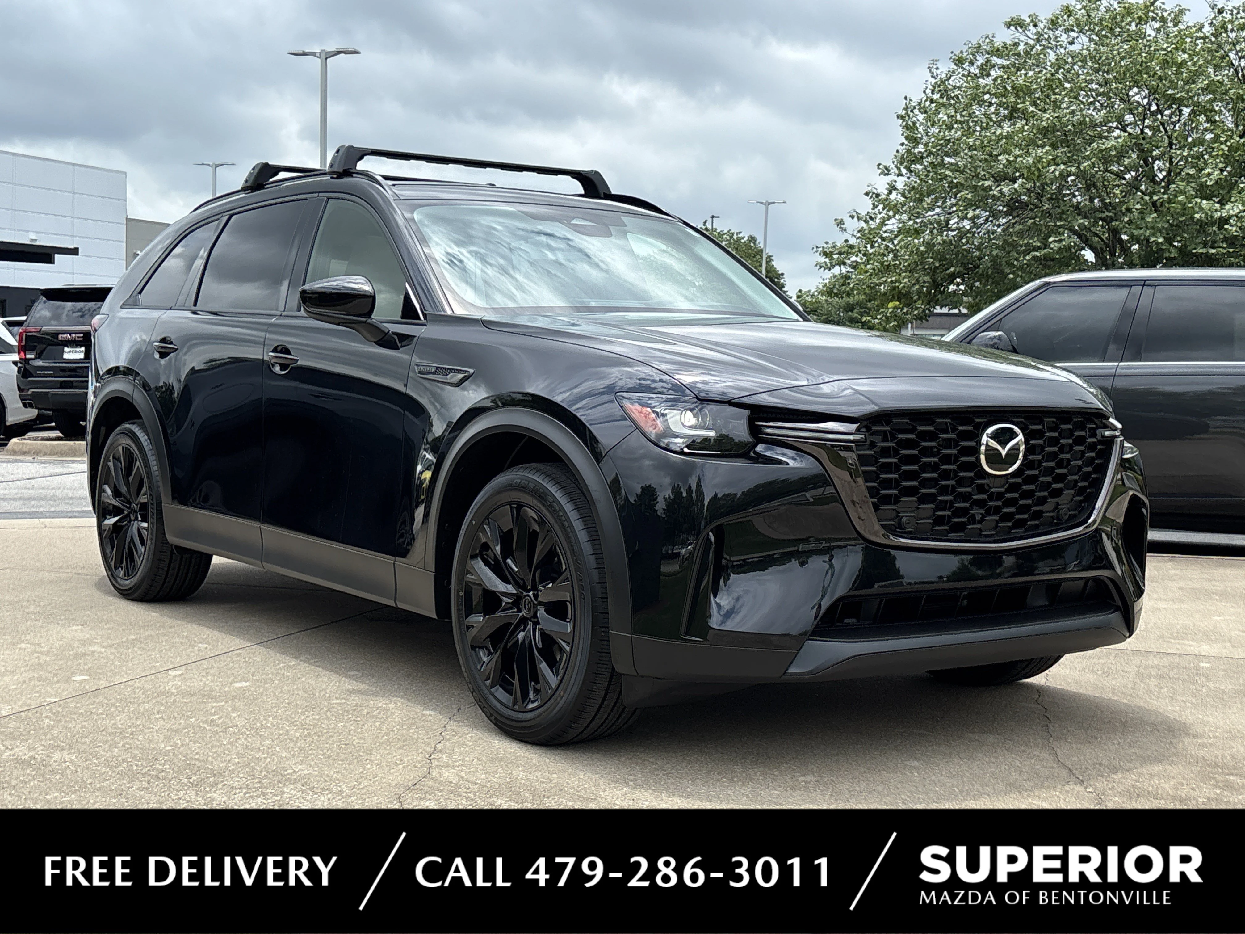 New 2026 Jet Black Mica Mazda Turbo Premium Sport AWD image 1