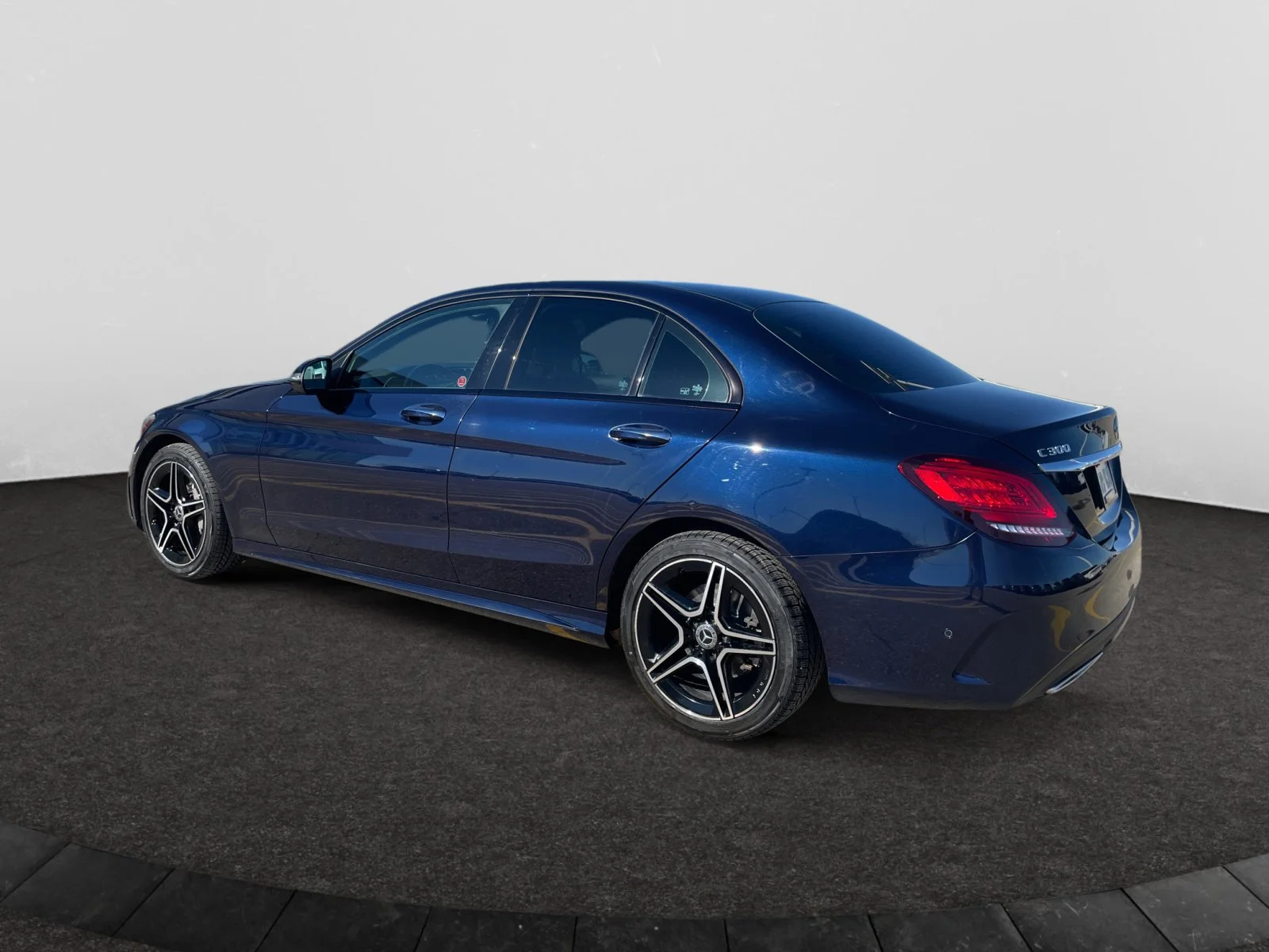 Used 2020 BLUE Mercedes-Benz 4DR SDN C300 4MAT image 3