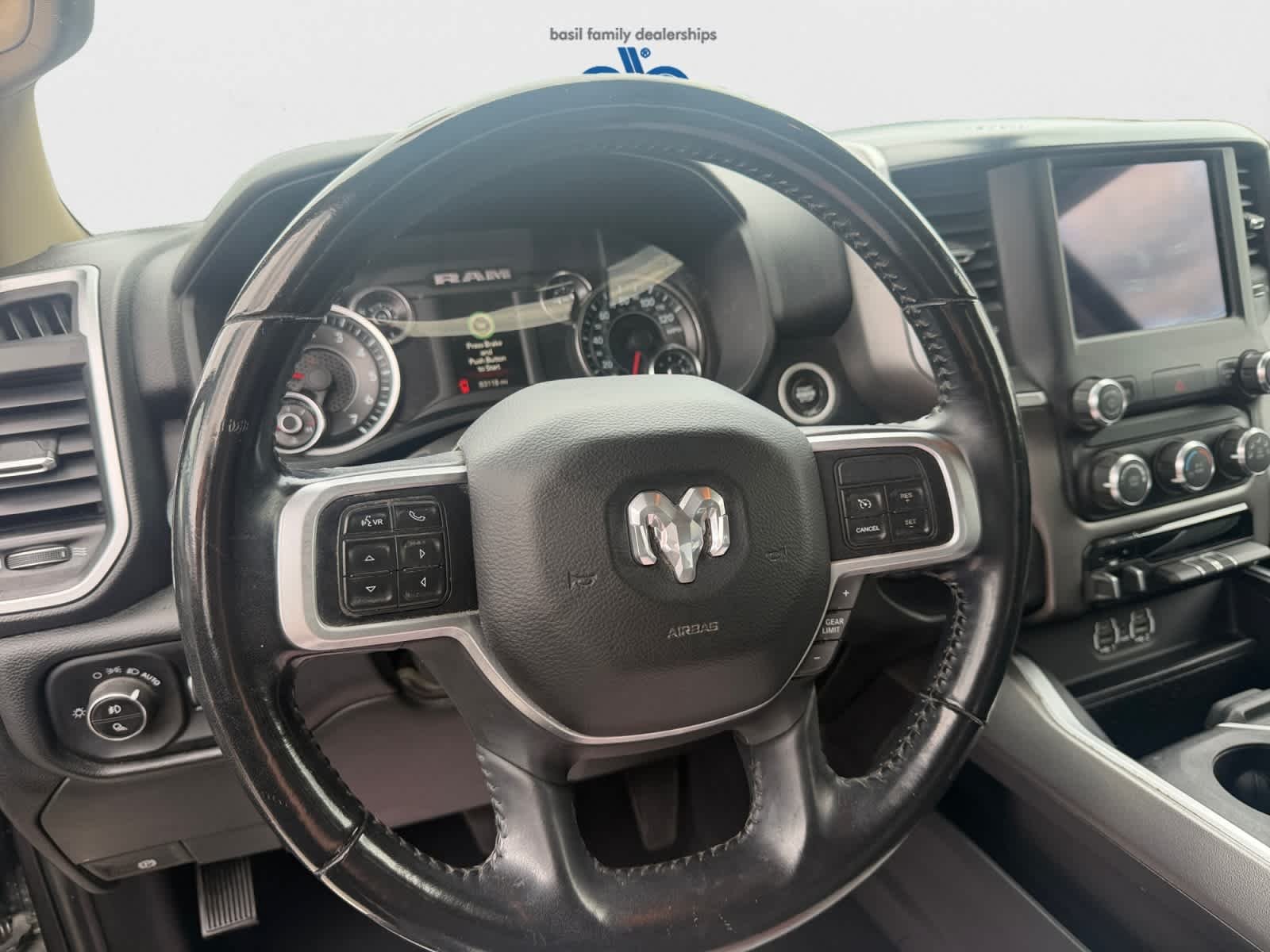 Used 2019 Granite Crystal Metallic Clearcoat Ram Big Horn image 14