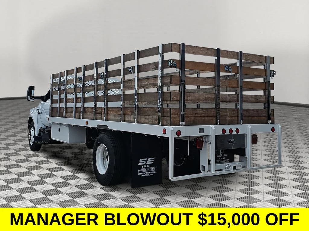New 2024 Oxford White Ford F-650 SD Gas Straight Frame image 5