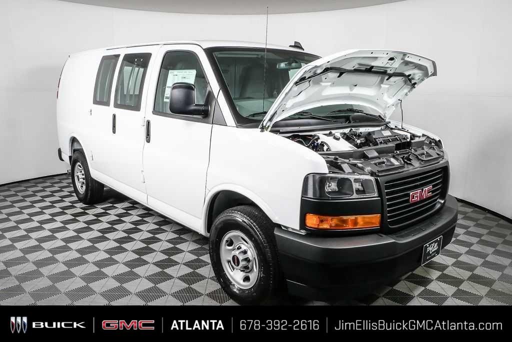 New 2025 Summit White GMC Work Van image 27