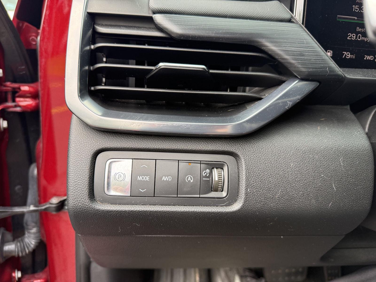 Used 2024 Volcanic Red Tintcoat GMC AWD AT4 image 14