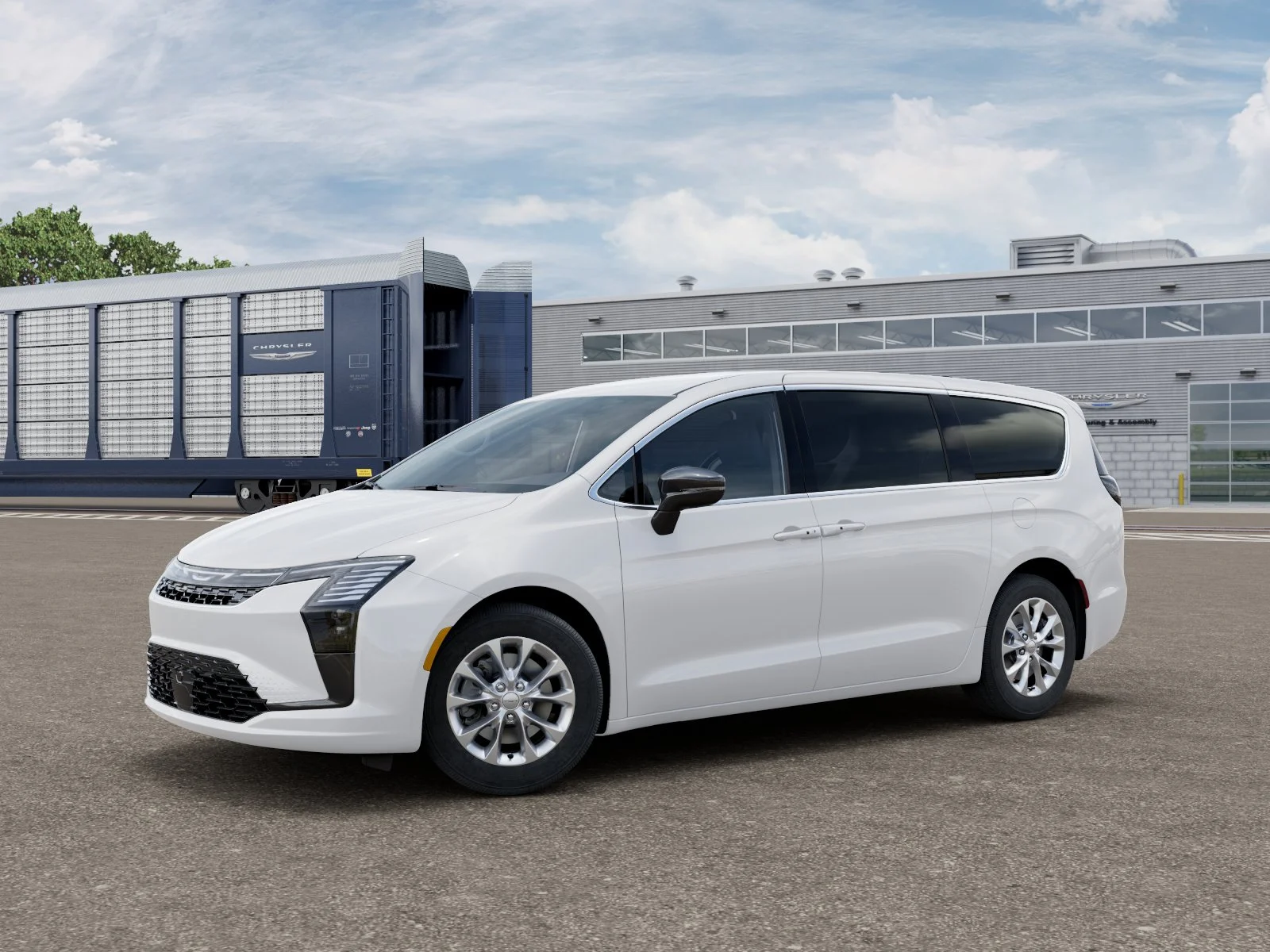 New 2027 Bright White Clear-Coat Exterior Paint Chrysler  image 1