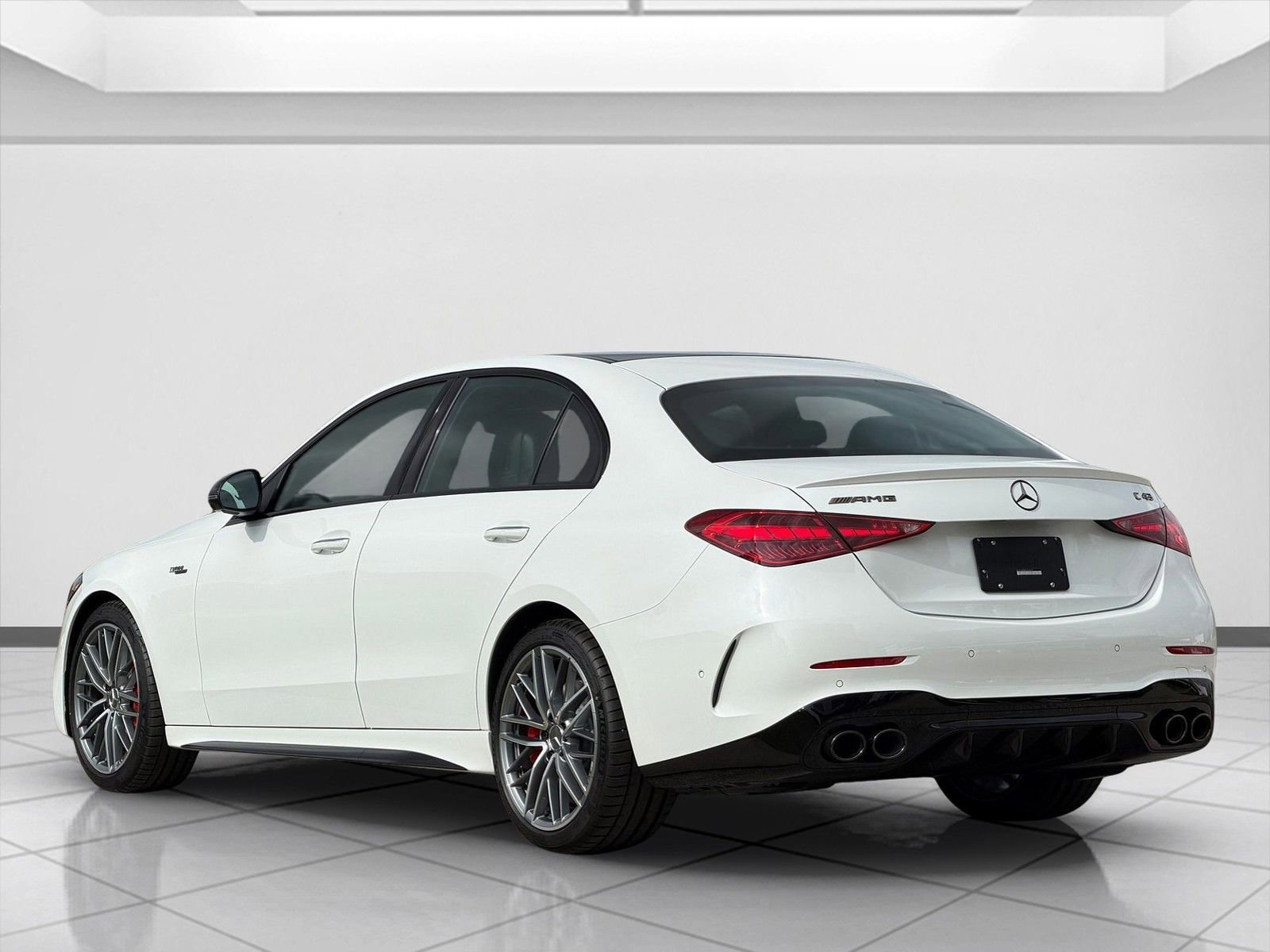New 2026 MANUFAKTUR Moonlight White Metallic Mercedes-Benz AMG® C 43 4MATIC® Sedan image 26