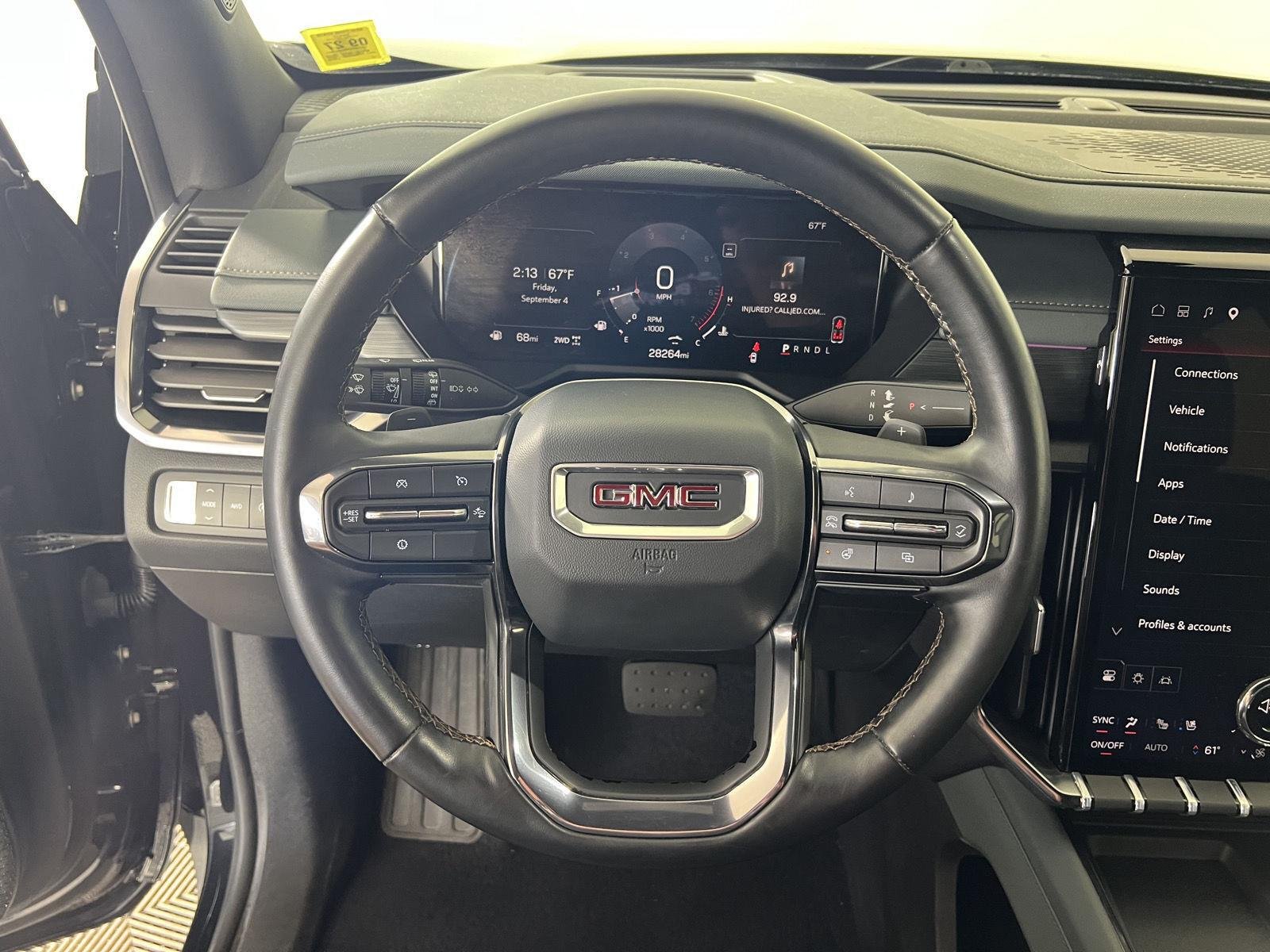 Used 2025 Ebony Twilight Metallic GMC AWD AT4 image 9