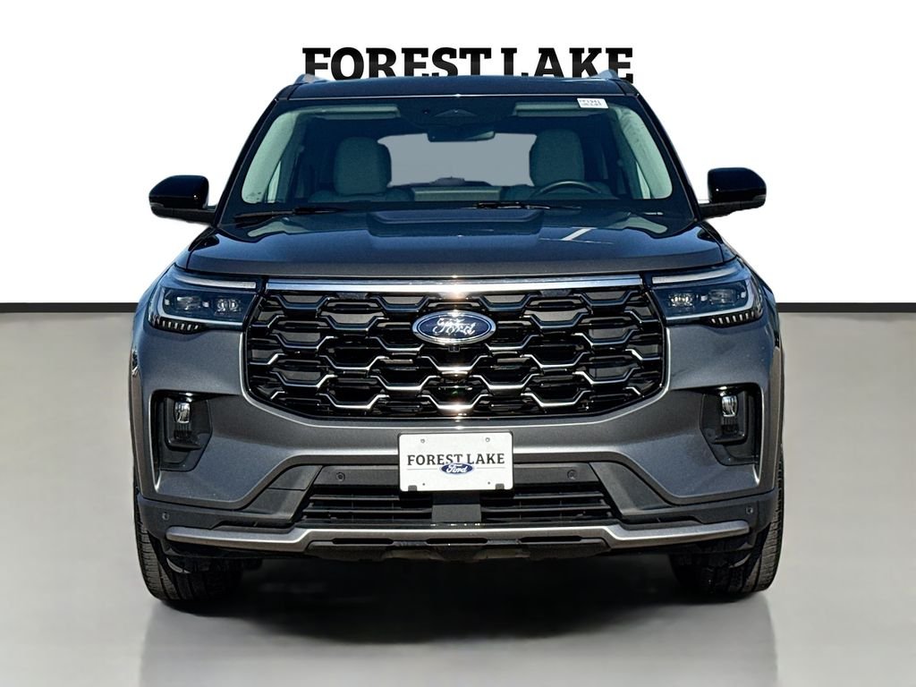 Certified 2025 Ford Explorer Platinum with VIN 1FMUK8HH9SGB82663 for sale in Forest Lake, Minnesota