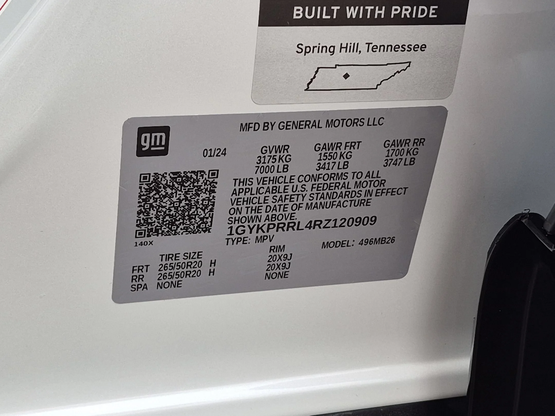 Used 2024 Crystal White Tricoat Cadillac Luxury image 34