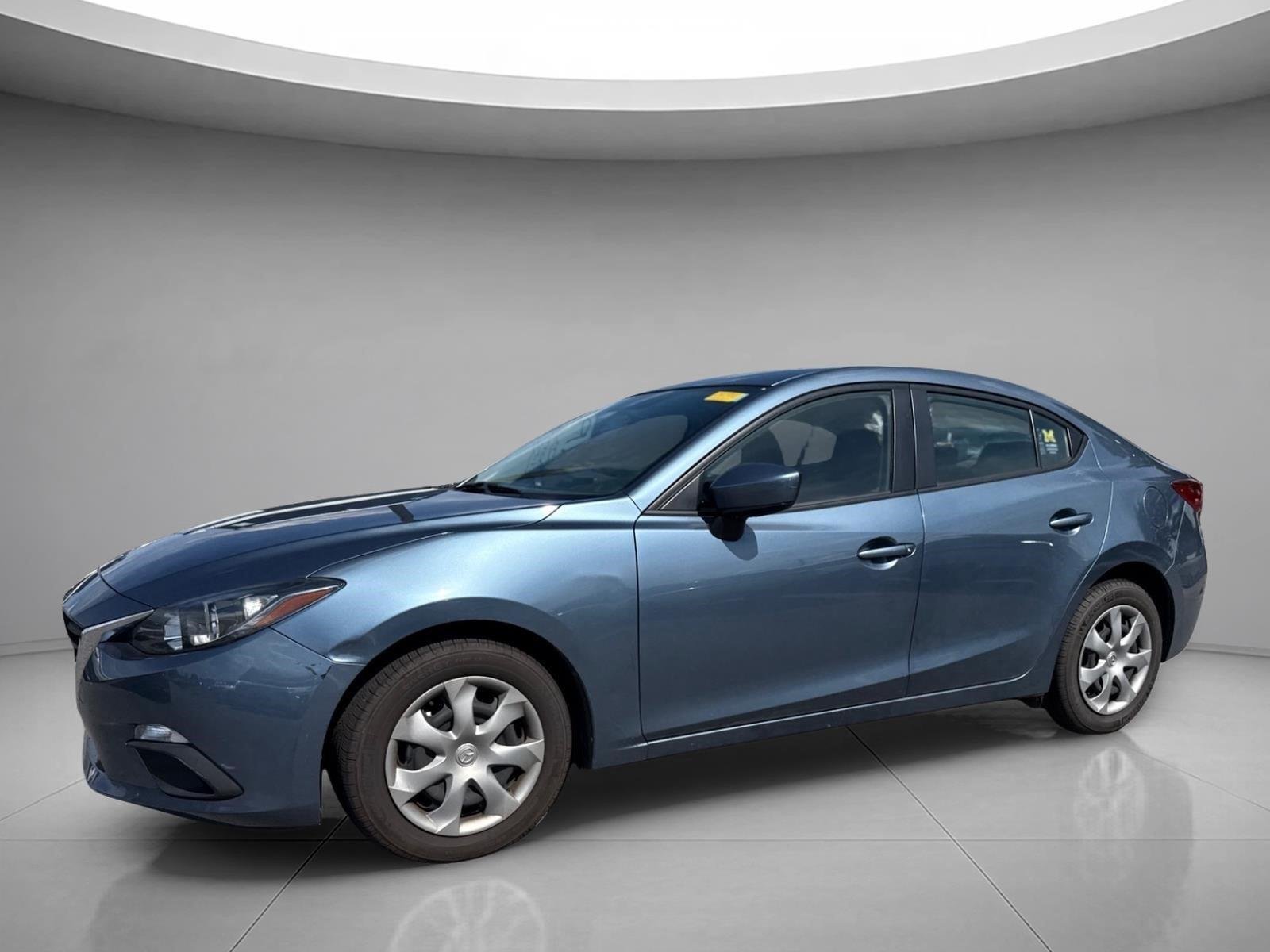 Used 2015 Blue Reflex Mica Mazda i Sport image 3