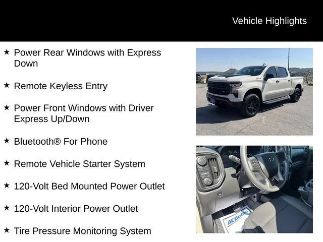 Certified Used 2026 White Chevrolet Custom Trail Boss image 15