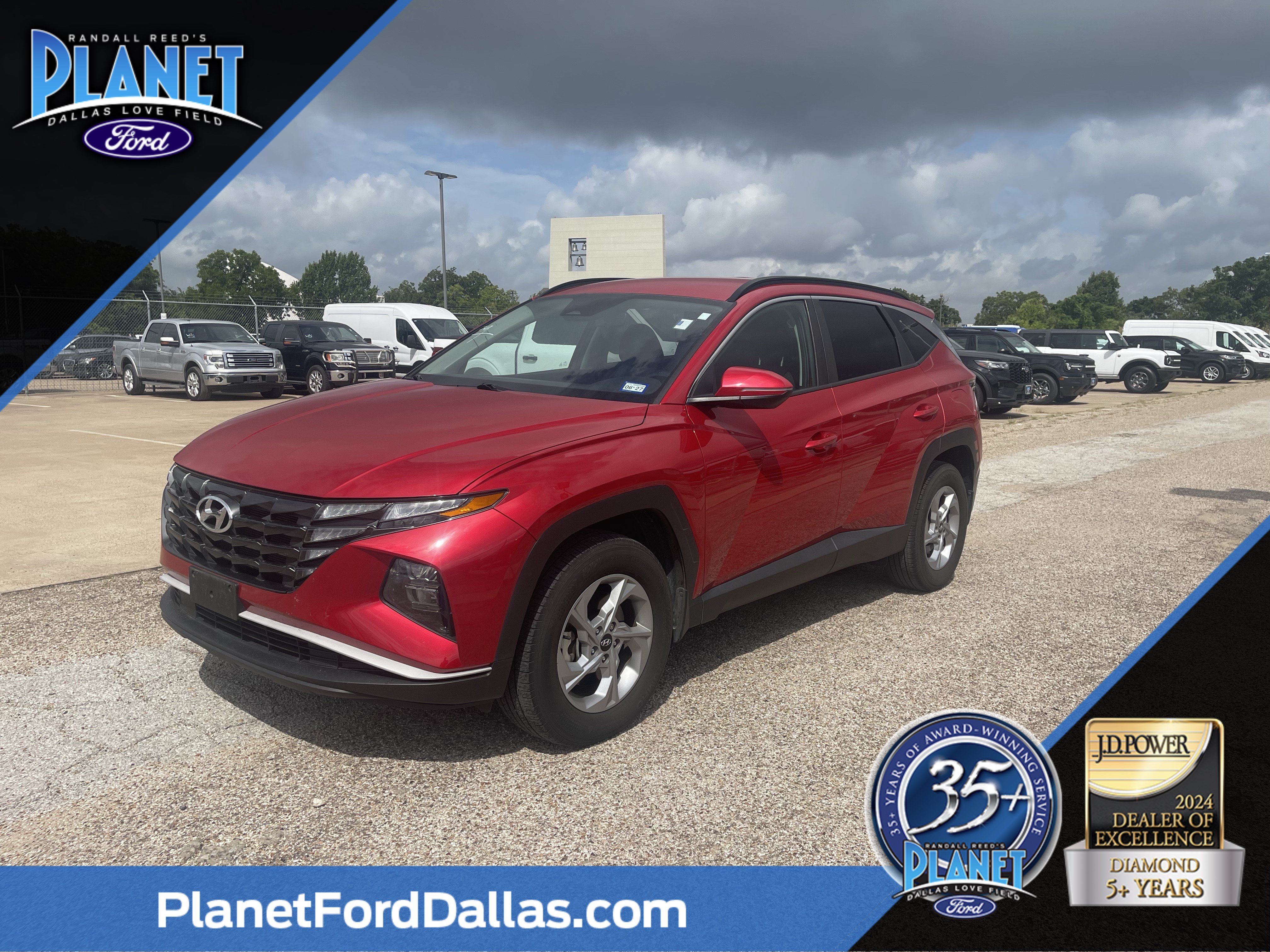 Used 2023 Calypso Red Hyundai SEL image 1
