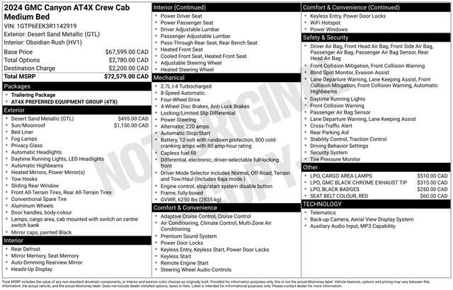 2024 GMC Canyon AT4X 4WD Crew Cab Short Box's photo