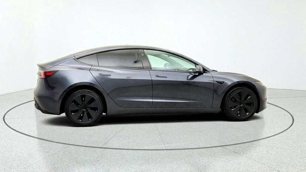 Used 2025 Stealth Grey Tesla Long Range RWD image 4