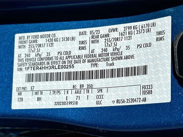 Used 2024 Blue Ford XLT image 30
