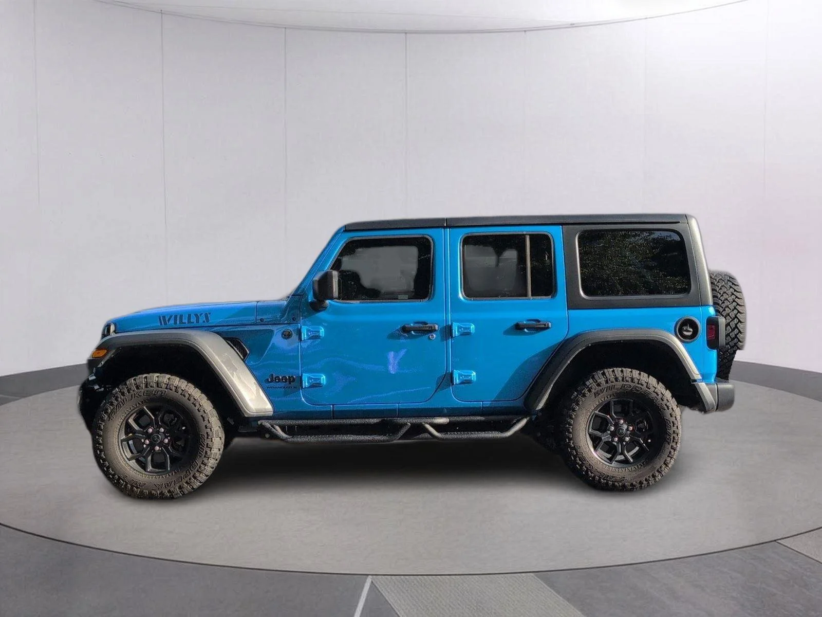 Used 2025 Hydro Blue Pearlcoat Jeep Willys image 2