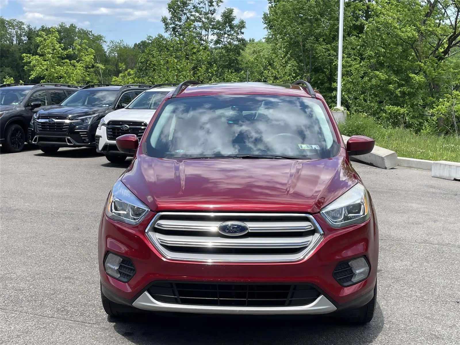 Used 2018 Ruby Red Metallic Tinted Clearcoat Ford SEL image 8