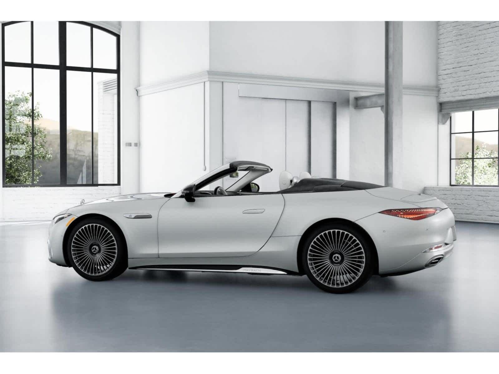 New 2026 MANUFAKTUR moonlight white magno (White Ambiance) Mercedes-Benz Maybach SL 680 Monogram Series image 31