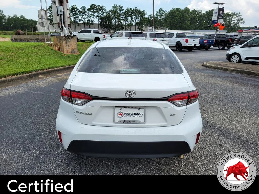 Used 2025 White Toyota LE image 4