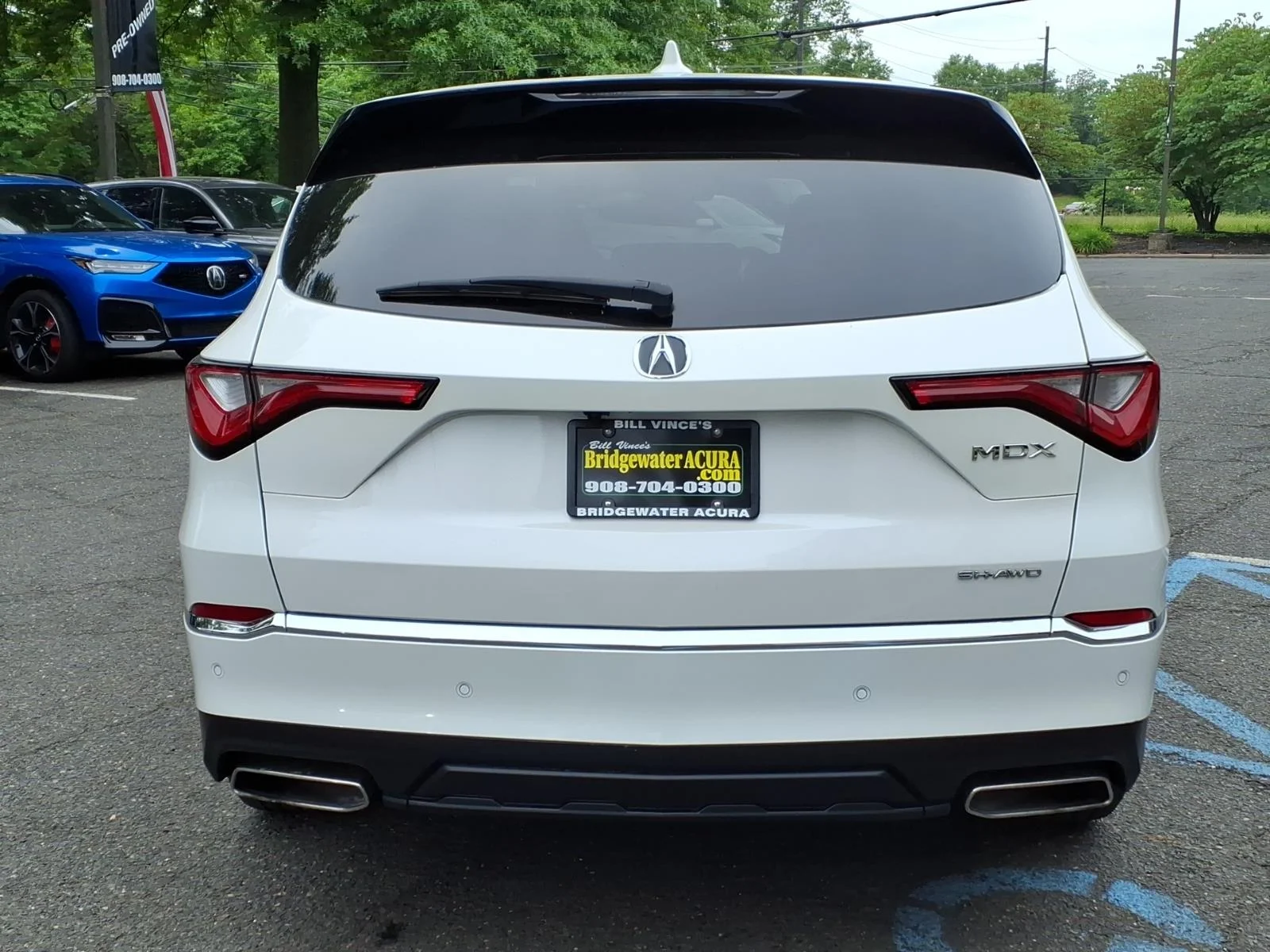 Used 2023 Platinum White Pearl Acura SH-AWD TECH image 5