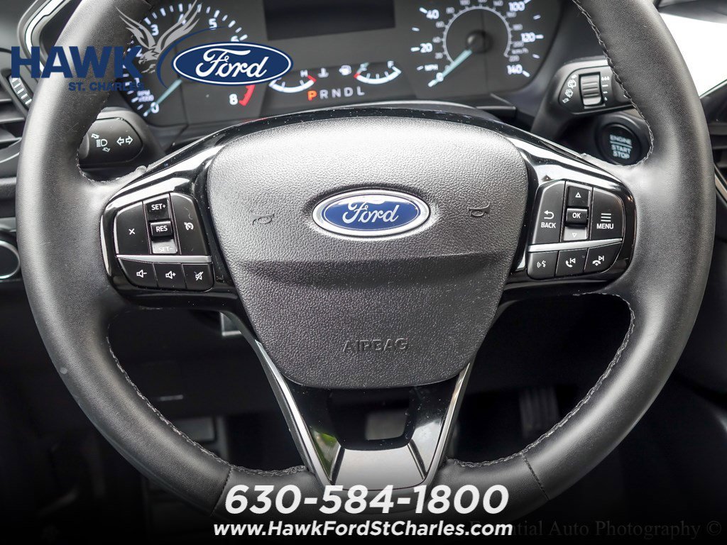 Certified Used 2022 Blue Metallic Ford SE image 14