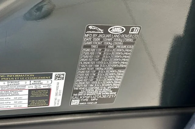 New 2026 Belgravia Green Land Rover SE image 26