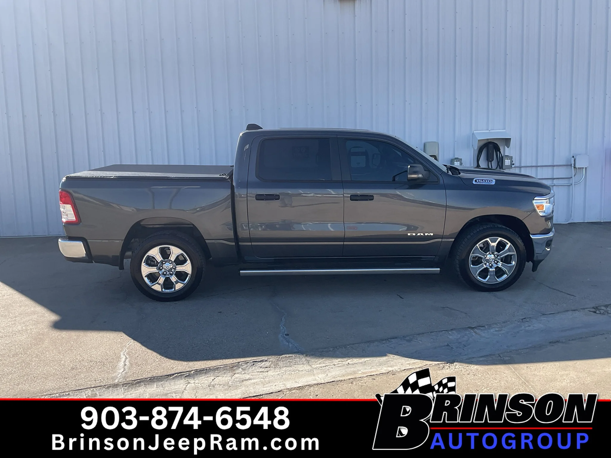 Used 2024 Granite Crystal Metallic Clearcoat Ram Lone Star image 8